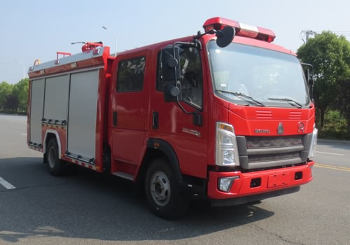 豪沃4.5噸泡沫消防車(chē)（國(guó)六）